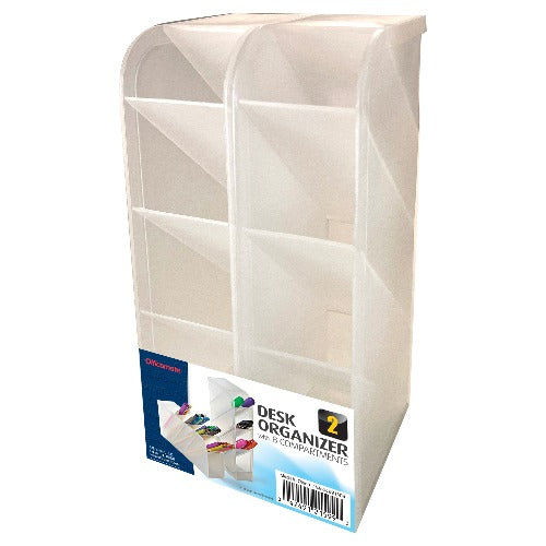 Desk Organizer, Pen Holder with 4 Compartments, 2PK