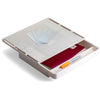 white under desk drawer, with strong adhesive strips