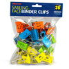 Smiling Face Binder Clips