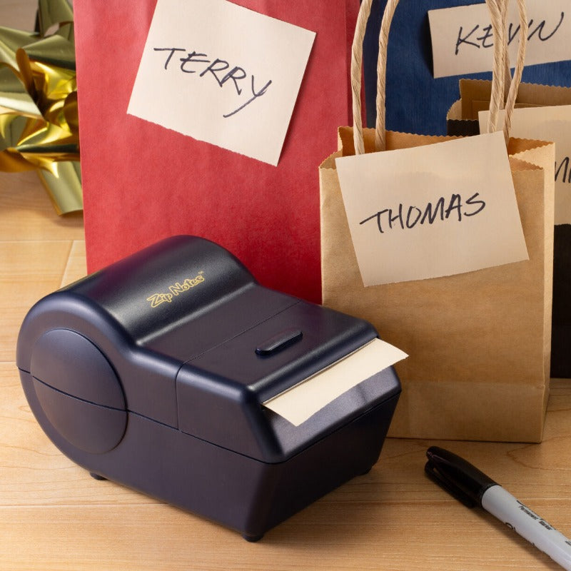 Sticky notes wherever you need to post a note, even when labeling gift bags