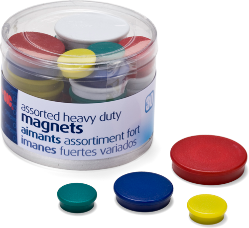 Heavy Duty Magnets, Tub of 30