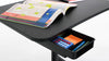 Under desk storage stick-on drawer. Perfectly holds school supplies and other small items for easy storage.
