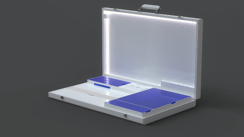 Worky Home Office, lights and storage
