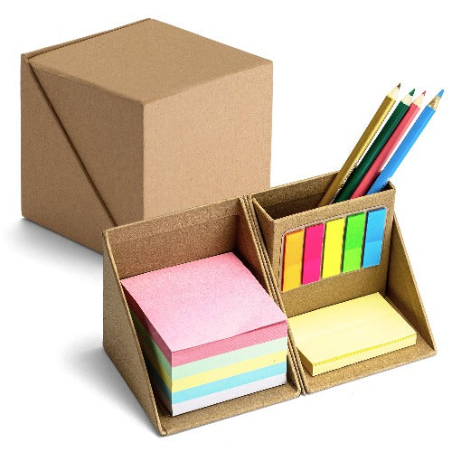 recycled stick note cube storage dispenser, undecorated,