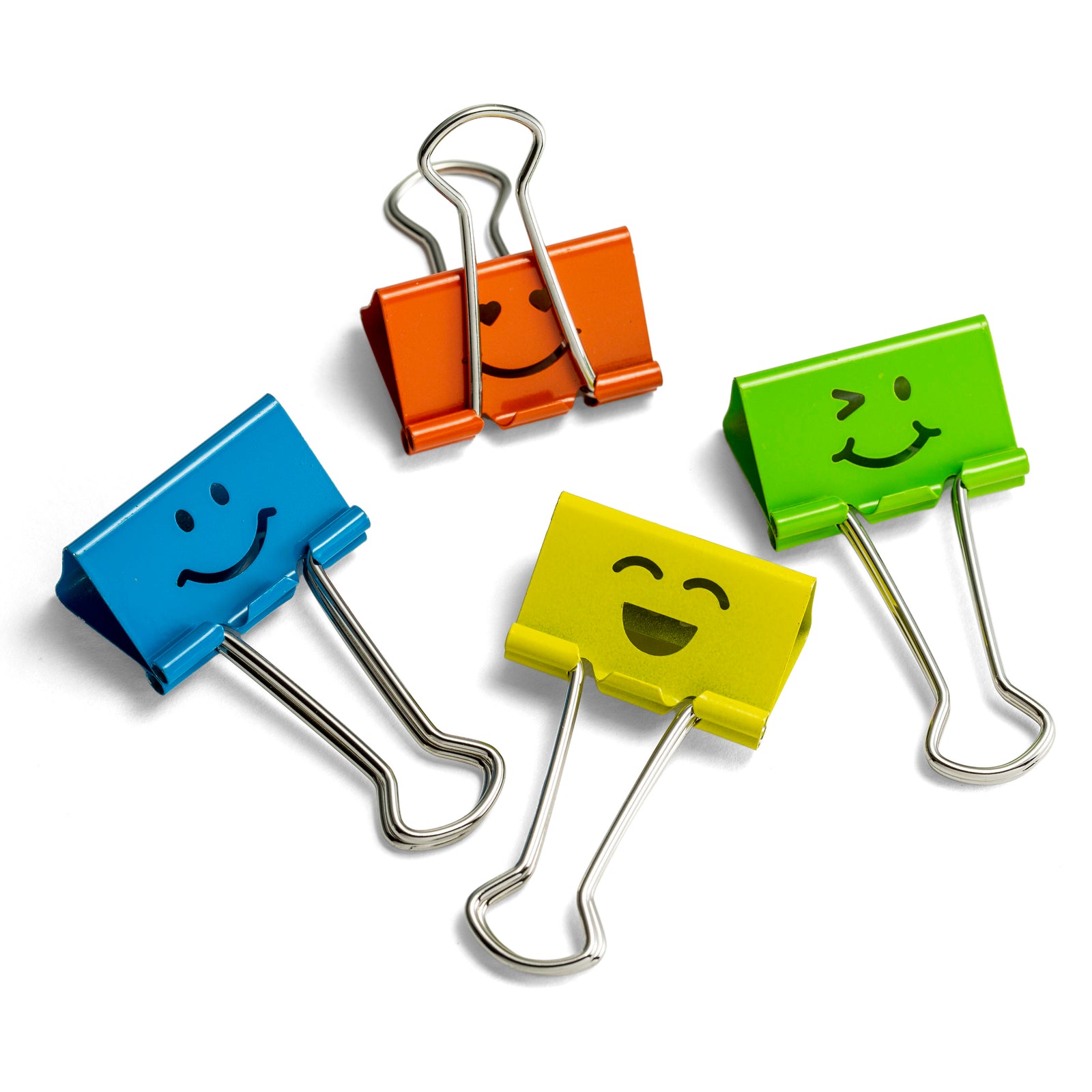 Smiling Face Binder Clips