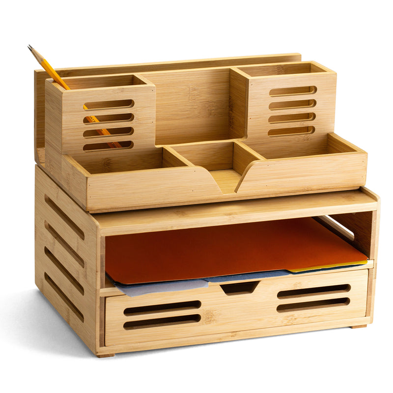 Bamboo Desk Organizer