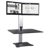 Victor High Rise Electric Dual Monitor Standing Desk