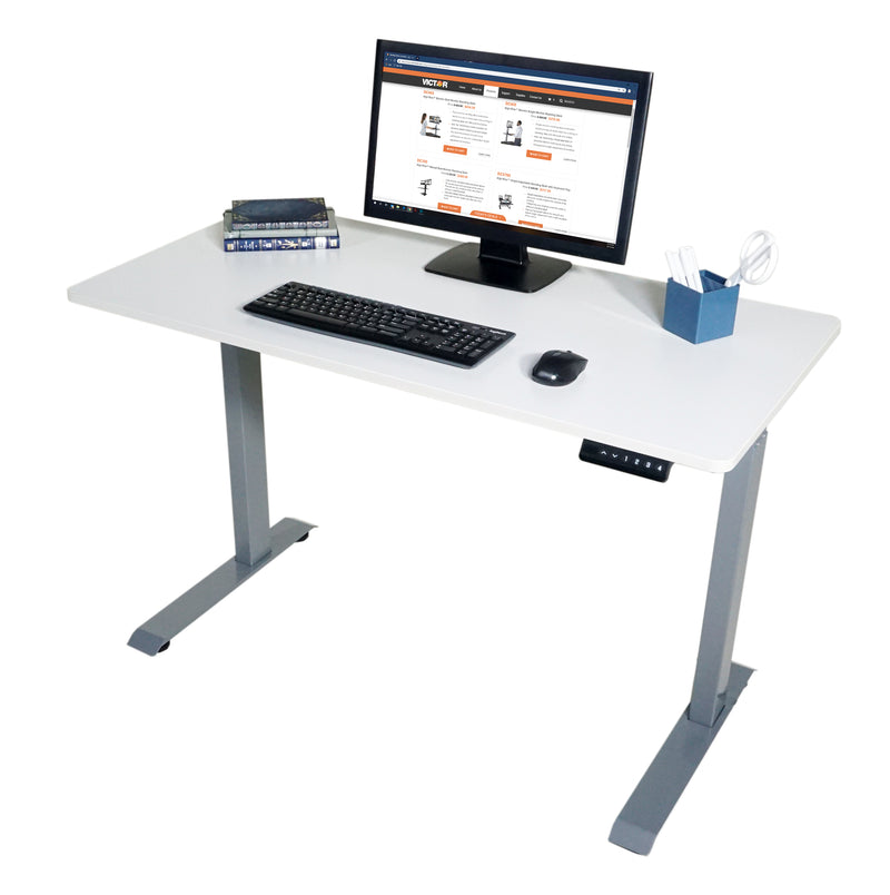 Victor High Rise Electric Adjustable Height Full Standing Desk