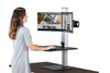 Victor High Rise Electric Dual Monitor Standing Desk