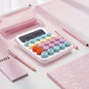 VICTOR® Sum Buddy Desktop Calculator – Large Buttons, 12-Digit Display, Pastel Colors